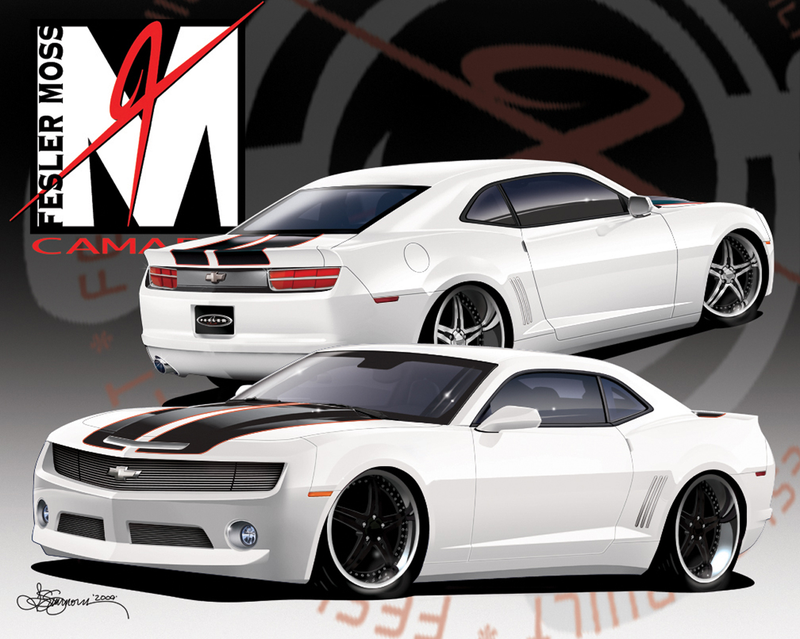 Illustration for article titled Fesler-Moss Builds A Corvette ZR1-Powered Camaro SS